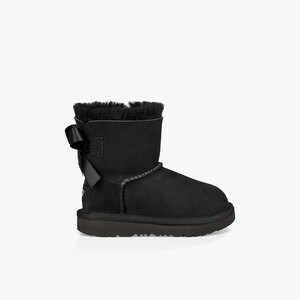 Ugg Mini Bailey Bow II Kids Classic Boots Black (8912MWFYE)